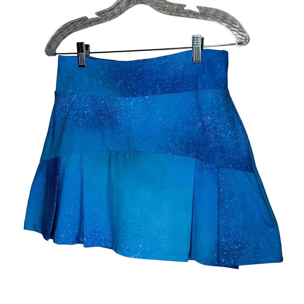 Fun Women's Medium Sky Blue Active Skort Athletic Golf Tennis Pickleball